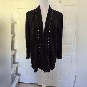 Raffaella Women's Black Cardigan Size Large